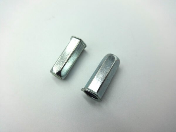 Rivet Nut M6 Square Flange Head Open Type 1GR Steel E IB