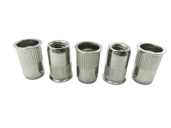Rivet Nut M4 Round with Groove Reduced Head Close Type 1GR Steel E IB