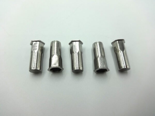 Rivet Nut M3 Semi Hex Reduced Head Close Type 1GR Steel E IB