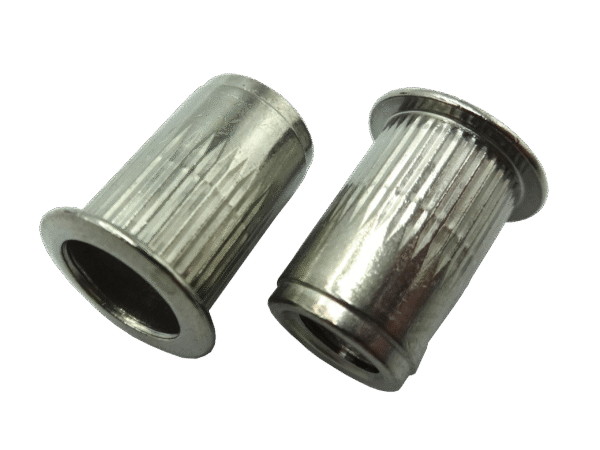 Rivet Nut M8 Hex Flange Head Open Type 1GR St Steel E IB