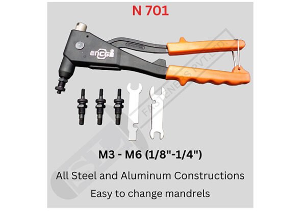 N 701 Lightweight Nut Riveting Tool