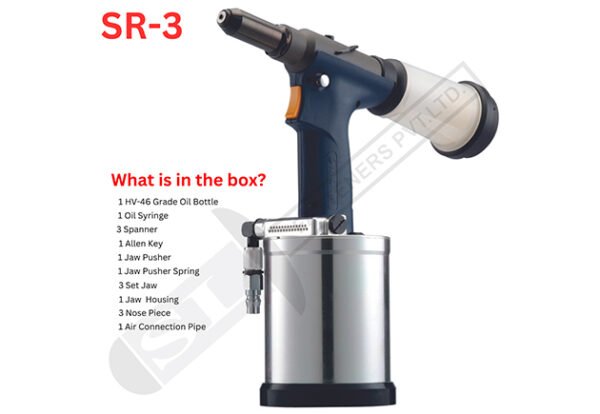 SRC SR 3 Hydro Pneumatic Riveting Tool with Vacuum System