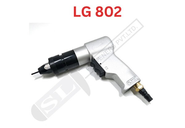 LG802 Rivet Nut Tool Pneumatic, Spin-Spin, Capacity M5 - M6